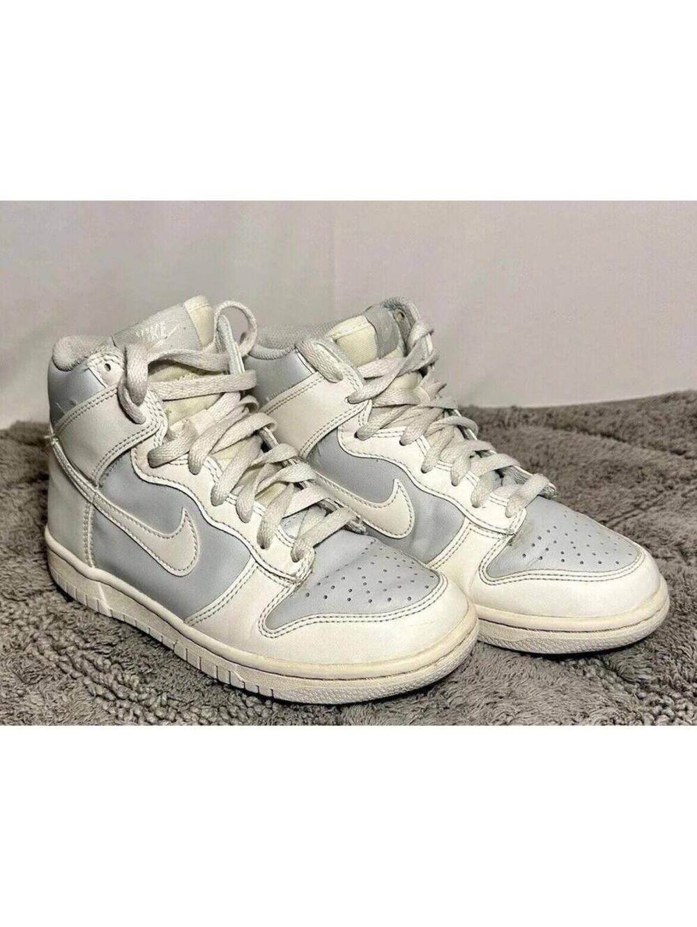 Nike Dunk High GS Summit White Pure Platinum DB2179-107 Size 4Y Women’s 4